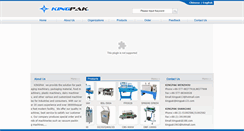 Desktop Screenshot of kingpak123.com